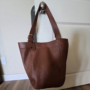 Coach 4082 Soho Bag Tote Purse British Tan Brown Vintage Hangtag XL